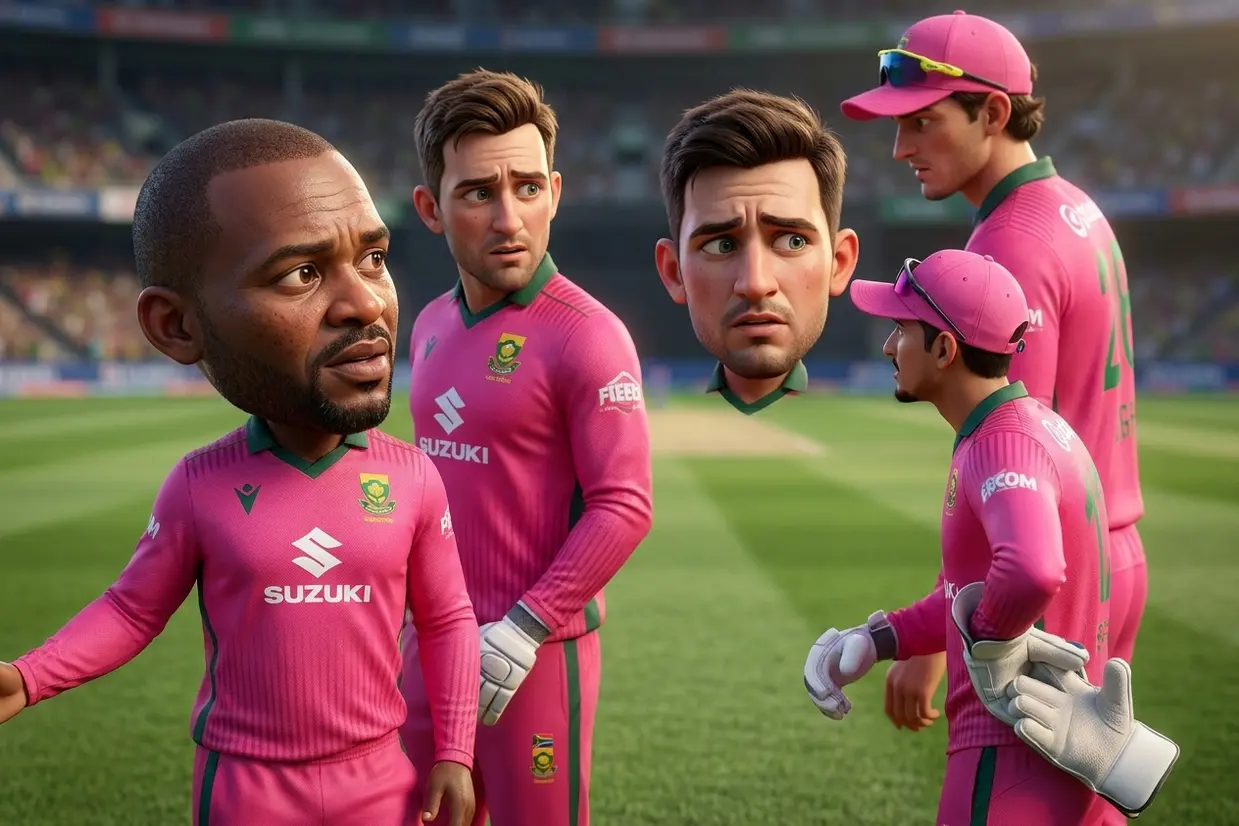 Tension Flares between Proteas Stars in Fiery Exchange — Cricket news photo, South Africa